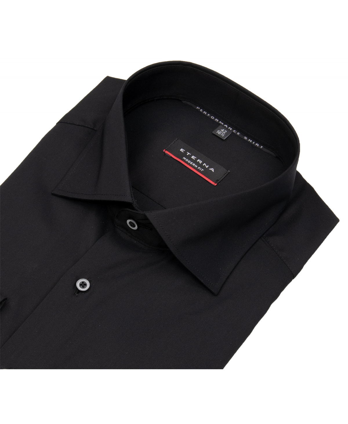 Eterna Hemd - Modern Fit - Performance Shirt - Stretch - schwarz