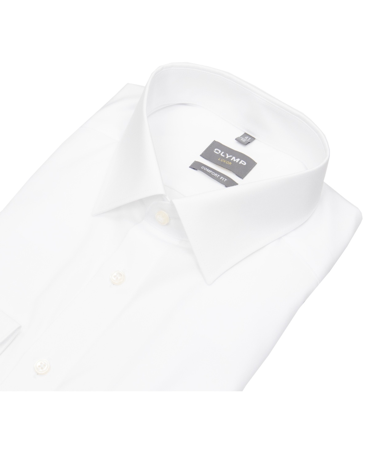 New - Luxor Comfort Fit - - weiß Kent Kragen OLYMP Hemd