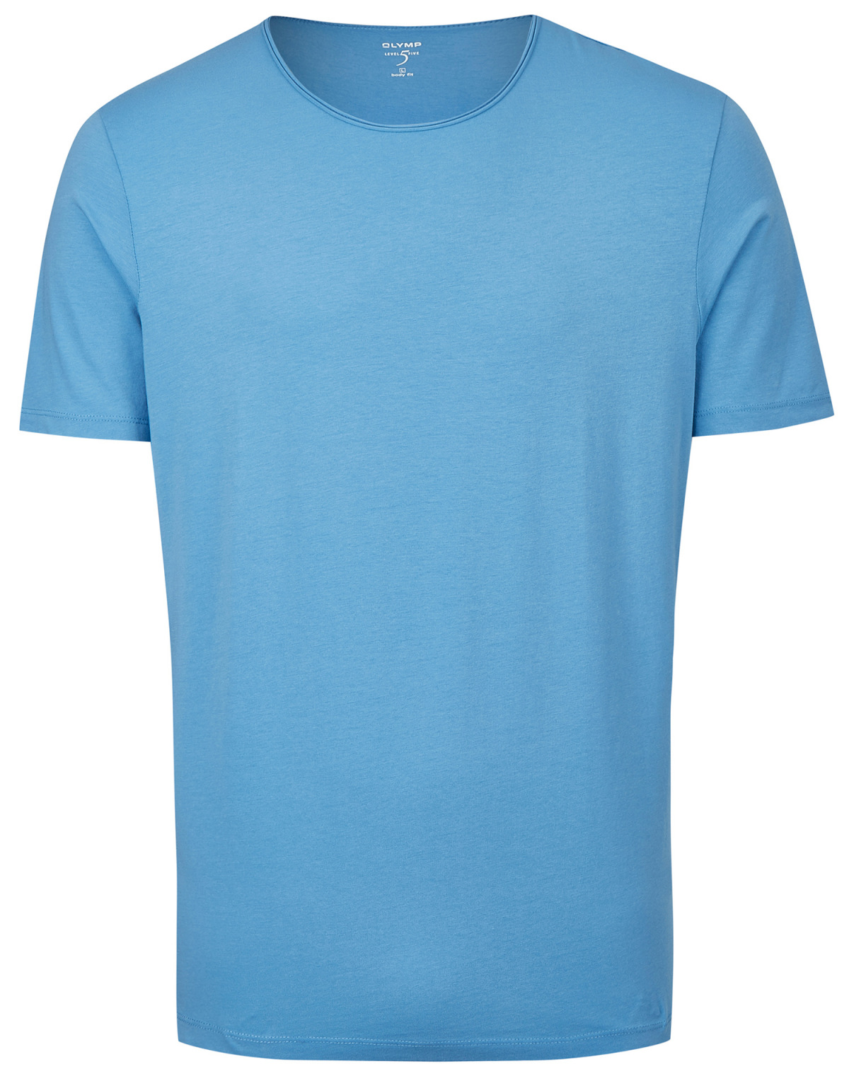 Level Five Body Fit T-Shirt - Rundhals-Ausschnitt - blau HemdenBox.de