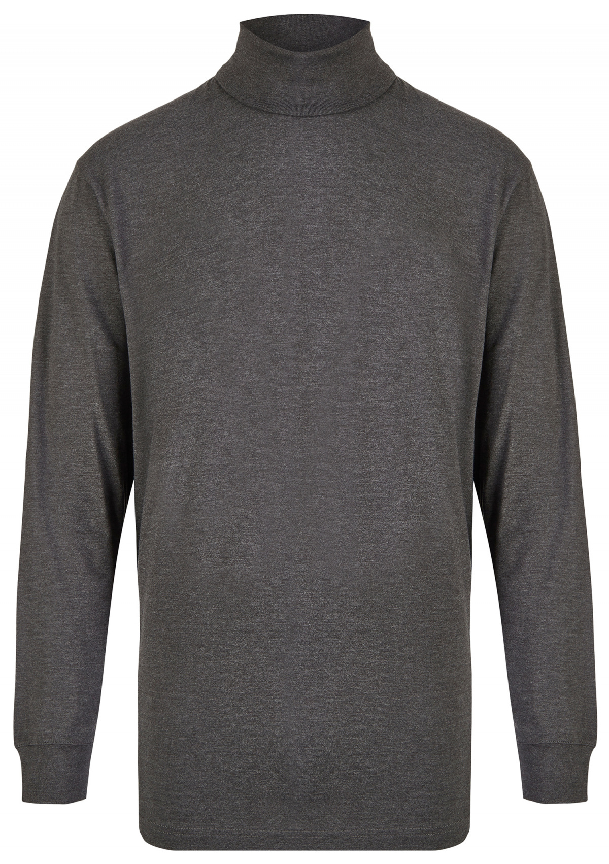 Rollkragenshirt Ragman Longsleeve - anthrazit -