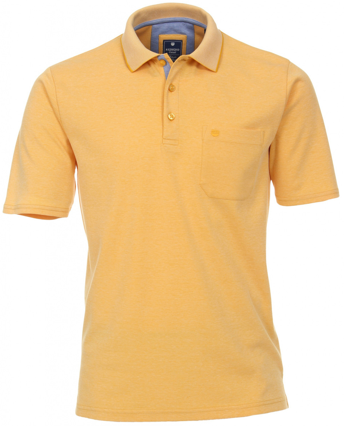 Redmond Poloshirt - Regular Fit - Wash and Wear - gelb