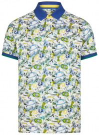 A Fish Named Fred Poloshirt - Modern Fit - Brazil Football - mehrfarbig