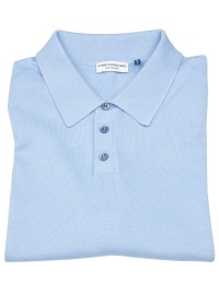 A Fish Named Fred Poloshirt - Modern Fit - hellblau