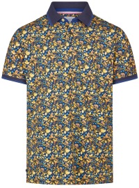 A Fish Named Fred Poloshirt - Modern Fit - Monkey - dunkelblau