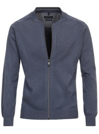 Casa Moda Cardigan / Strickjacke - College-Kragen - blau
