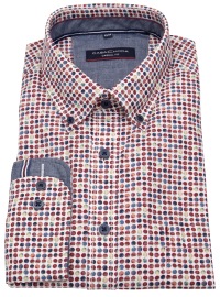 Casa Moda Hemd - Casual Fit - Button Down - Kontrastknöpfe - mehrfarbig - ohne OVP
