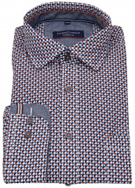 Casa Moda Hemd - Casual Fit - Print - mehrfarbig
