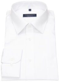 Casa Moda Shirt - Comfort Fit - White - Extra Long Sleeve 72cm