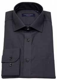 Casa Moda Shirt - Modern Fit - Kent Collar - Anthracite