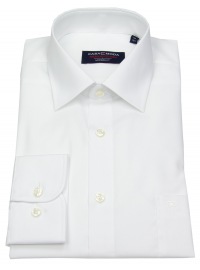Casa Moda Shirt - Modern Fit - Kent Collar - Bügelfrei - White