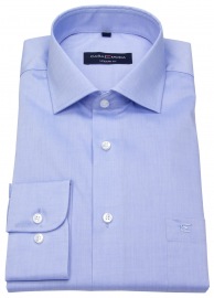 Casa Moda Shirt - Modern Fit - Kent Collar - Light Blue