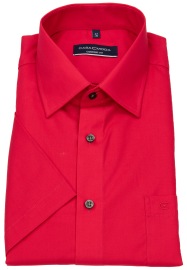 Casa Moda Short Sleeve Shirt - Comfort Fit - Red