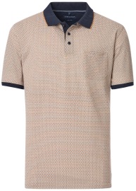 Casa Moda Poloshirt - Regular Fit - Kontrastkragen - mehrfarbig