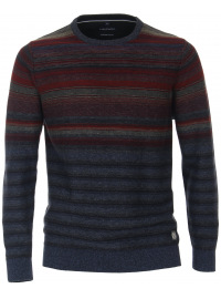 Casa Moda Pullover - Rundhals-Ausschnitt - mit Kaschmir - mehrfarbig