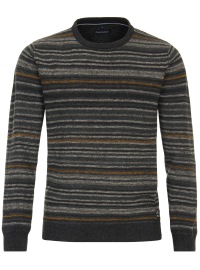 Casa Moda Pullover - Rundhals Ausschnitt - Wolle - braun