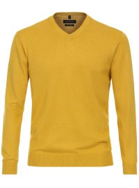 Casa Moda Pullover - V-Ausschnitt - gelb