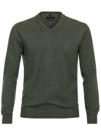 Casa Moda Pullover - V-Ausschnitt - grün