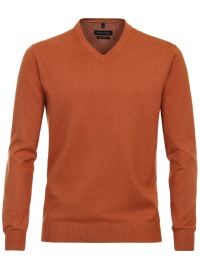 Casa Moda Pullover - V-Ausschnitt - orange