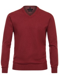 Casa Moda Pullover - V-Ausschnitt - rot