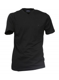 Casa Moda T-Shirt Doppelpack - V-Neck - schwarz