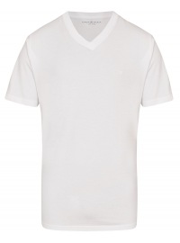 Casa Moda T-Shirt Doppelpack - V-Neck - weiß