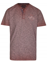 Casa Moda T-Shirt - Knopfleiste - rot
