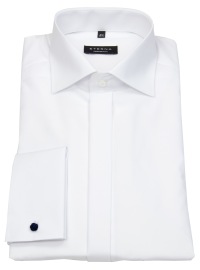 Eterna Gala Shirt - Comfort Fit - Kent Collar - Double Cuff - White - w/o OP