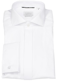 Eterna Galahemd - Slim Fit - Haikragen - Cover Shirt - Umschlagman. - weiß - 70cm Arm