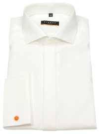 Eterna Galahemd - Slim Fit - Haikragen - Cover Shirt - Umschlagmanschette - hellbeige - ohne OVP