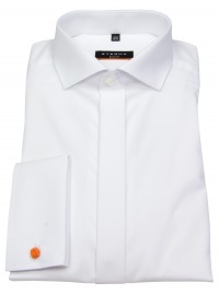 Eterna Galahemd - Slim Fit - Haikragen - Umschlagmanschette - weiß