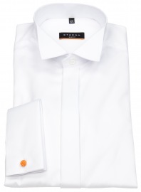 Eterna Gala Shirt - Slim Fit - Wing Collar - Double Cuff - White