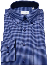 Eterna Shirt - Comfort Fit - Button Down - Blue / Dark Blue