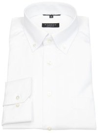 Eterna Hemd - Comfort Fit - Button Down - Cover Shirt - extra blickdicht - weiß