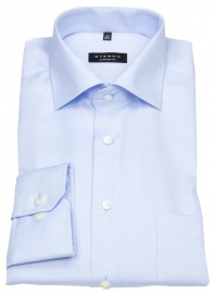 Eterna Hemd - Comfort Fit - Cover Shirt blickdicht - hellblau - extra langer Arm 68cm