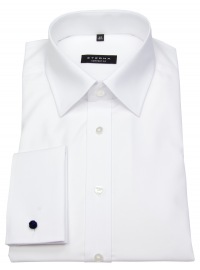 Eterna Hemd - Comfort Fit - Kentkragen - Cover Shirt - Umschlagmanschette - weiß