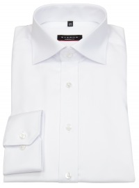 Eterna Shirt - Modern Fit - Cover Shirt Opaque - White - Extra Short Sleeve 59cm