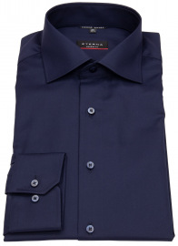 Eterna Hemd - Modern Fit - Cover Shirt - extra blickdicht - dunkelblau