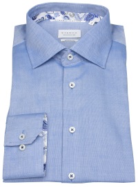 Eterna Hemd - Modern Fit - Dynamic Cotton - Struktur - blau