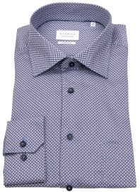 Eterna Shirt - Modern Fit - Kent Collar - Dark Blue / Light Blue / White