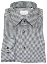 Eterna Hemd - Modern Fit - Kentkragen - grau / schwarz