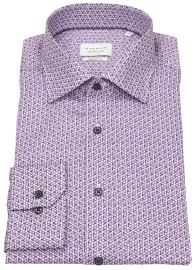 Eterna Shirt - Modern Fit - Kent Collar - Purple / Black / White - w/o OP