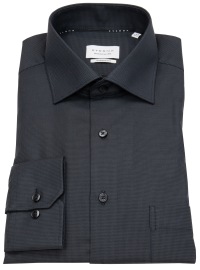 Eterna Hemd - Modern Fit - Kentkragen - Struktur - anthrazit