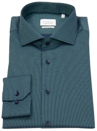 Eterna Hemd - Modern Fit - Kentkragen - Struktur - grün - ohne OVP