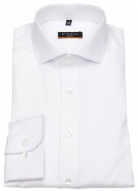 Eterna Hemd - Slim Fit - Cover Shirt - blickdicht - weiß - extra langer 72cm Arm