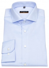 Eterna Hemd - Slim Fit - Haikragen - Cover Shirt - extra blickdicht - hellblau