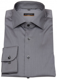 Eterna Hemd - Slim Fit - Performance Shirt - Stretch - grau