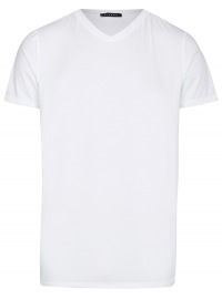 Eterna T-Shirt - V-Ausschnitt - weiß