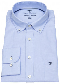 Fynch-Hatton Hemd - Casual Fit - Button Down - Oxford - hellblau