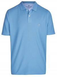 Fynch-Hatton Poloshirt - Casual Fit - Piqué - hellblau