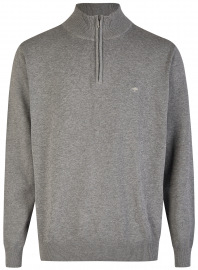 Fynch-Hatton Pullover - Casual Fit - Troyer - grau